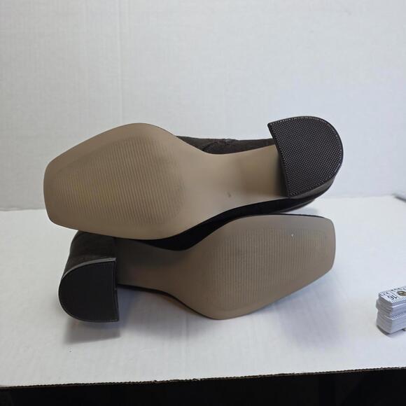 Madden Girl Monicaa Dark Brown Faux Suede Boots Women's Size 5M - Picture 5 of 8